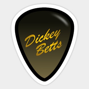 Dickey Betts Typography Sticker